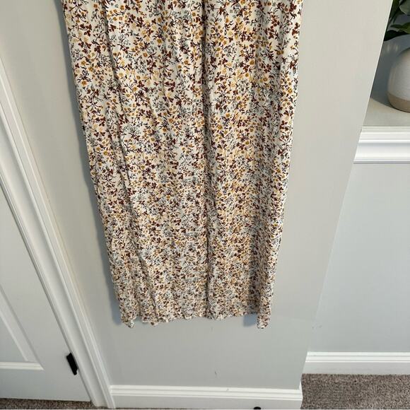 Reformation Jeans Cream Floral Mini Dress XS - Picture 5 of 10